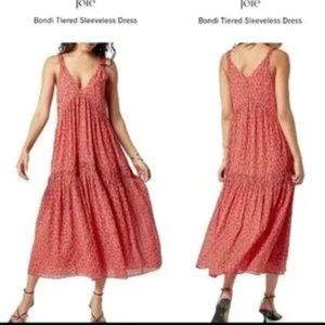 NWT Joie Bondi tiered sleeveless maxi dress sz Large